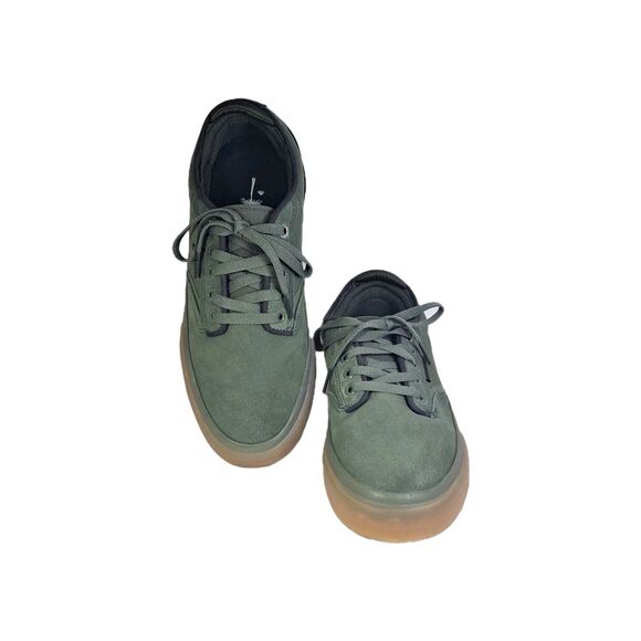 EMERICA DICKSON WOMEN'S SIZE 8.5 OLIVE GREEN/GUM SKATEBOARDING SHOES LACE UP EUC - Picture 7 of 12